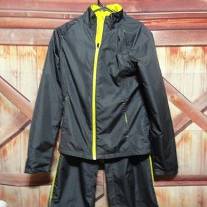 Danskin Now Track Suit, Vented jacket, Elastic drawstring pants~EUC~Gray…